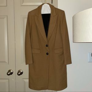 ZARA BASICS Camel Coat -PERFECT CONDITION